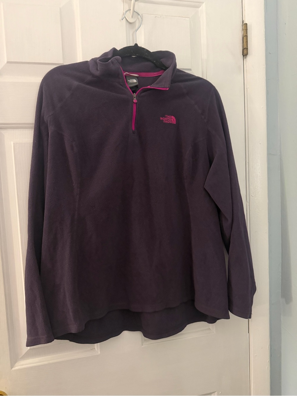The North Face Women’s XL Purple Quarter Zip Fleece Pullover
